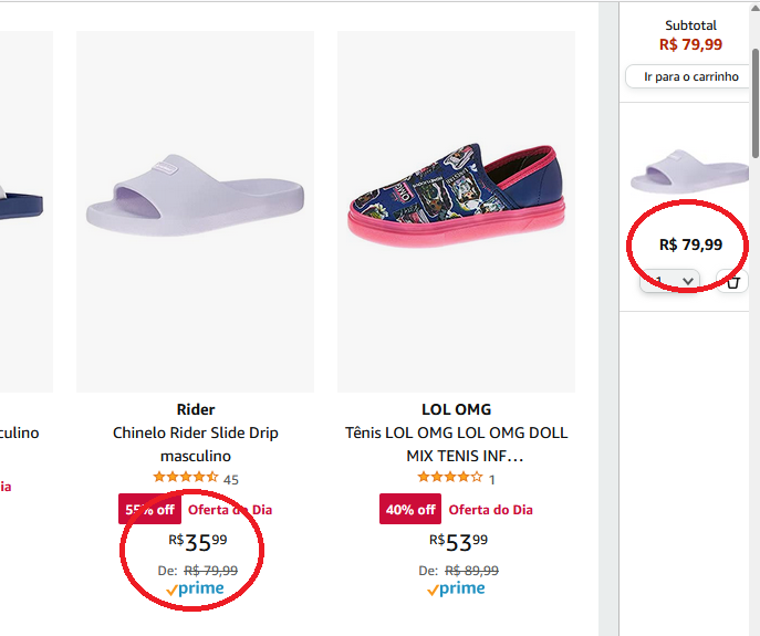 jarbasaragao's tweet photo. @AmazonHelp anuncia por 34,99 e no carrinho fica 79,99. Propaganda enganosa. A última tentativa de compra foi a mesma coisa. Comprei pelo preço anunciado da promoção e vcs cancelaram pq o anúncio era inválido. 😡😡 https://t.co/o8xVeFKQwV