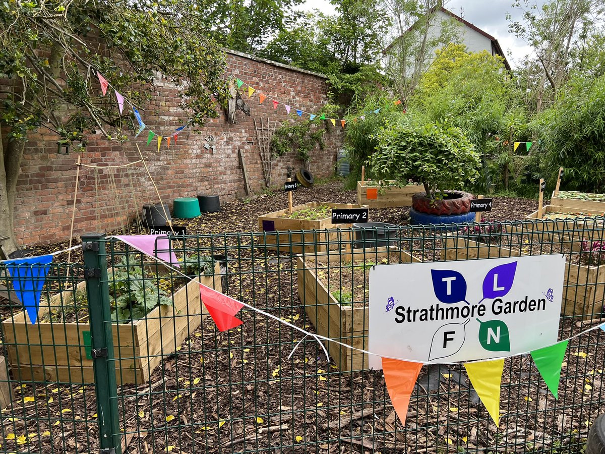 FATech_Ed's tweet photo. Great to see @Haileeeey97 MBE opening the Strathmore Primary School garden. Awesome feedback for our Enterprise Group- Purple Castle Products and the signage they made #LuvTheBunting #ClusterPrimary #FORenterprise https://t.co/uGkTYPFGjD