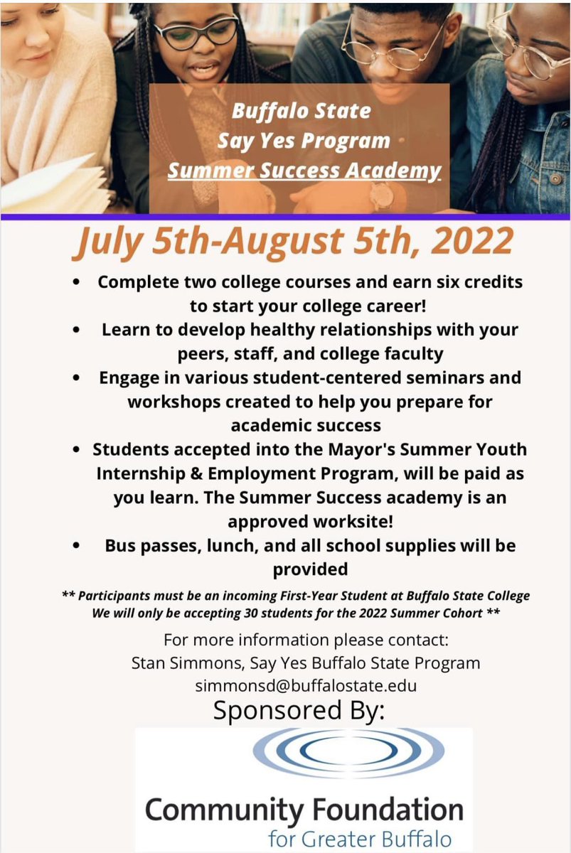 BuffStateCAPE's tweet photo. Check out this opportunity ⬇️ https://t.co/ZWA9KYlH2i