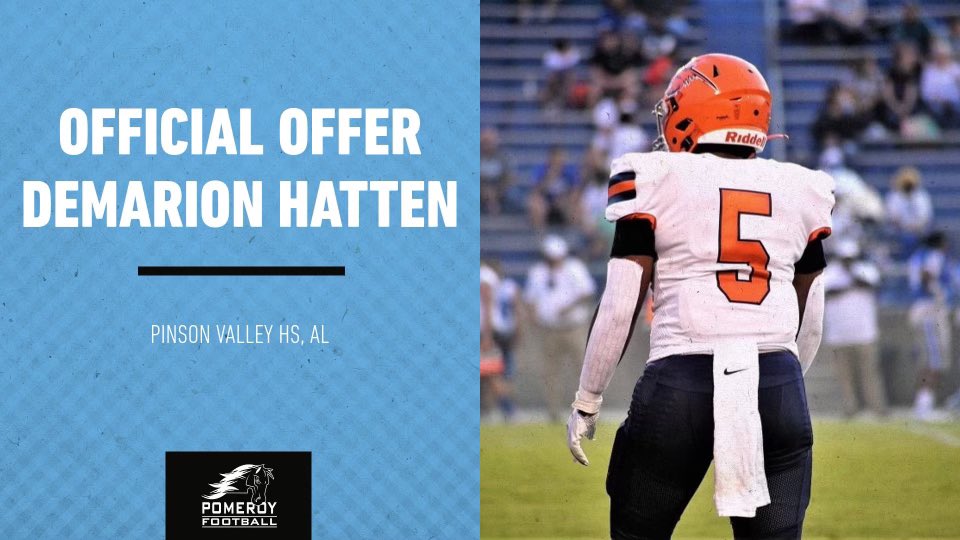 DeMarion”Chico”Hatten🥋 (@demarion_hatten) on Twitter photo #AG2G I am blessed to receive my first offer from Saint Mary of the Woods. @trey_powell1 <a href="/LeeGuess84/">Lee Guess</a> <a href="/VicJerald_PV/">Coach Jerald</a> <a href="/Pinson_Football/">Pinson Valley Football</a> #AG2G I am blessed to receive my first offer from Saint Mary of the Woods. @trey_powell1 <a href="/LeeGuess84/">Lee Guess</a> <a href="/VicJerald_PV/">Coach Jerald</a> <a href="/Pinson_Football/">Pinson Valley Football</a>