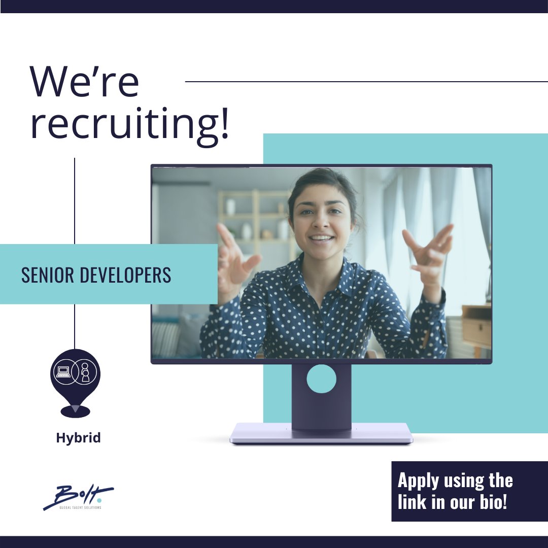 Bolt_Talent's tweet photo. Work from home or the office. We put our people first and understand that you can be productive and inspired anywhere. 
Apply Now! We can't wait to meet you.
https://t.co/x2fHtUOrIe

#HiringNow #Hiring #SoftwareDevelopers #NowHiring #Mauritius https://t.co/cuZOiSA887