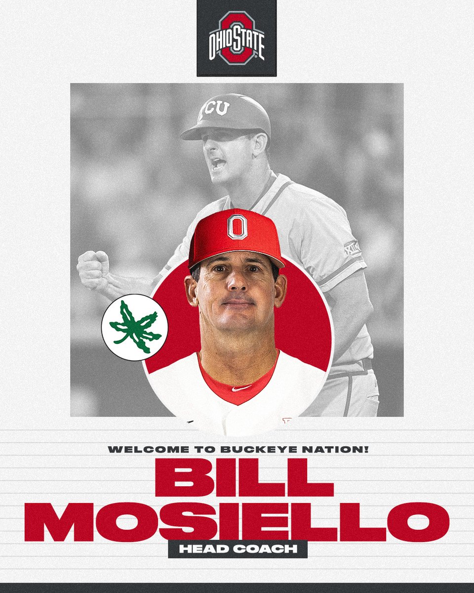 Ohio State Baseball (@ohiostatebase) on Twitter photo Excited to announce <a href="/Bill_Mosiello/">BILL MOSIELLO</a> as our next head baseball coach!
MORE: go.osu.edu/mosiellohire Excited to announce <a href="/Bill_Mosiello/">BILL MOSIELLO</a> as our next head baseball coach!
MORE: go.osu.edu/mosiellohire