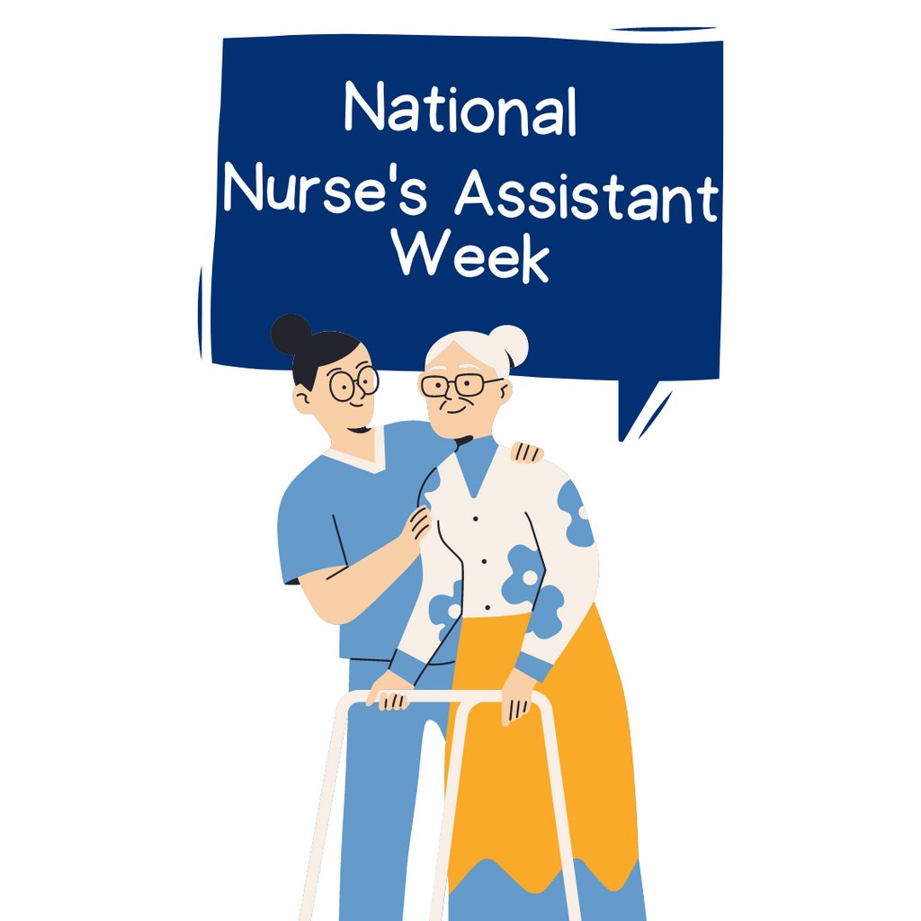 FranchiseLogic's tweet image. It's National Nurse's Assistant Week!

Show your appreciation and send a card or gift to any Nurse's Assistant you may know, or help spread the word about this awesome week!

#NationalNursesAssistantWeek #NursesAssistant