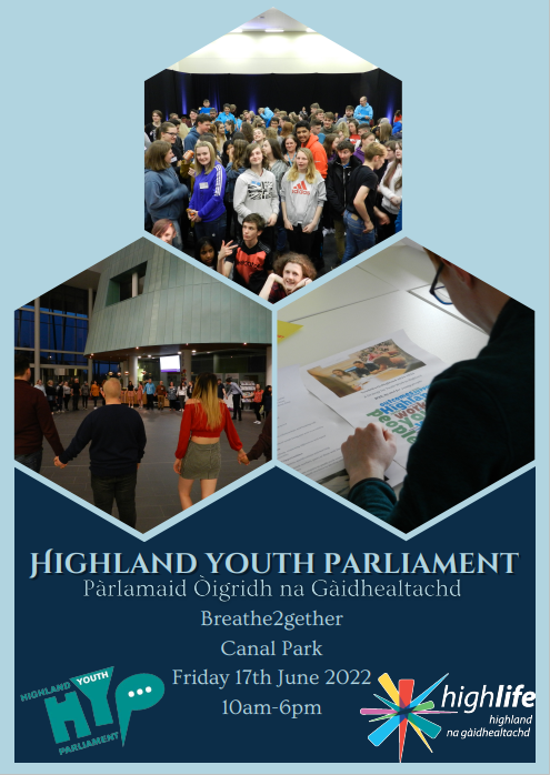 We are so excited to be taking part in this year's Highland Youth Parliament Summer Conference! @HLHYouthWork This years theme is #Breathe2gether and we are delighted to help young learn how they can support each other and navigate mental health challenges together 💛