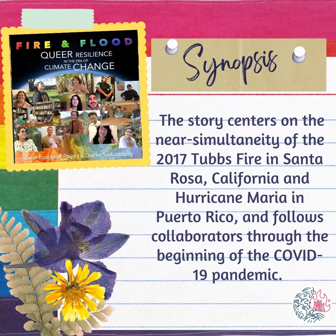 FireFloodFilm's tweet photo. Fire &amp; Flood is a collaborative documentary weaving a story of intersectional climate vulnerability and resilience through the voices of multiply-marginalized LGBTQ+ people. 

Read more: https://t.co/MeWBXmMcxf https://t.co/pBTRZM9QZm