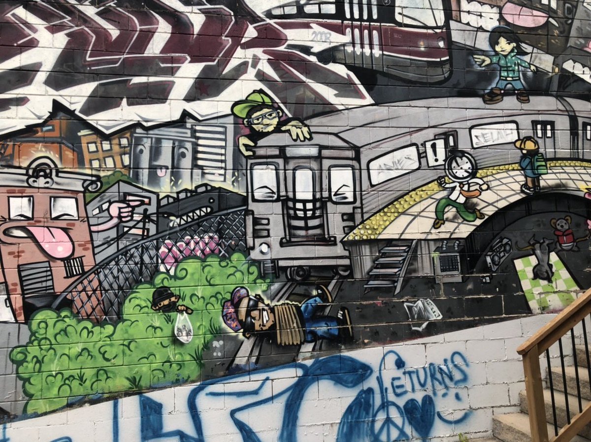 TheDreamTeamTO's tweet photo. “‘East Street’ is a blind alley”. We prefer these more illustrative paths #DreamTeam #Onedayatatime #radicalacceptance #radicalhope https://t.co/eRIyxvBthW