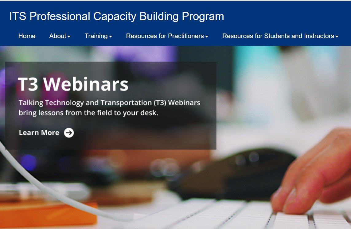 ITS_USDOT's tweet photo. Check out the new seminar from #ITSPCB on Equity in Transportation Education &amp; Workforce Development held on 6/21. It will highlight successes, equity gap challenges, &amp; areas of improvement in workforce development &amp; education. #workforce #ITS  

Register: https://t.co/YqfgwMIi99 https://t.co/DwLjnVIzRt