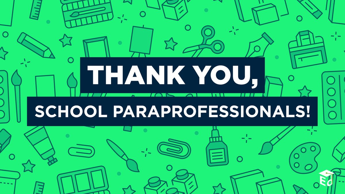 🙌To the paraprofessionals in schools: thank you for being a vital part of the support systems for teachers and students. Your support for instruction, classroom management, and parental involvement activities enriches communities. 🤝🤗 #ThankYouThursday