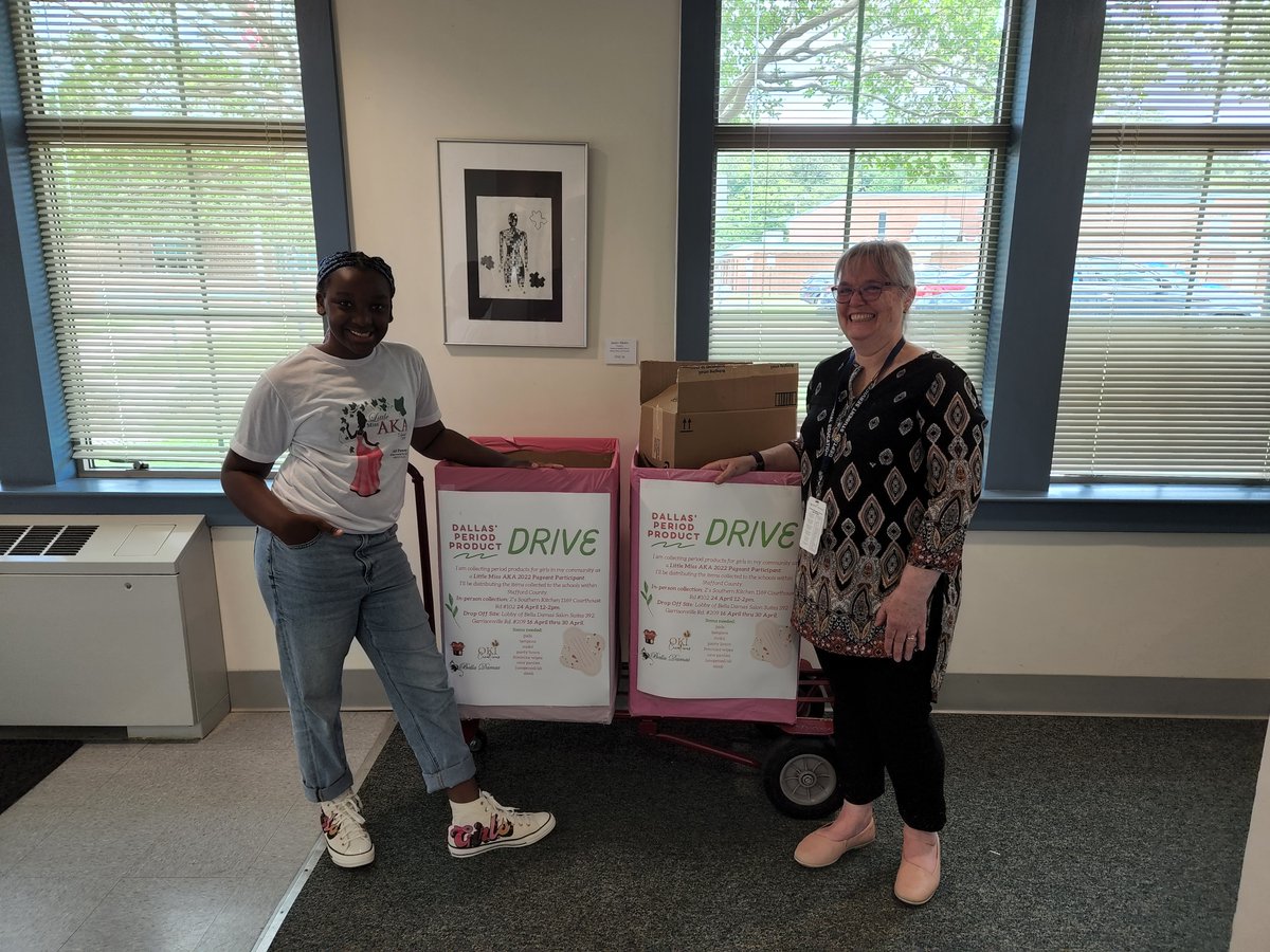 SCPSchools's tweet photo. Dallas Colston, a 4th grader at Fredericksburg Christian School is a participant in the 2022 Little Miss Alpha Kappa Alpha (AKA) Pageant. She opted to host a Period Product collection drive. They donated the proceeds to SCPS nurses earlier this month. #SCPSCommunity https://t.co/5R22Y6VJax