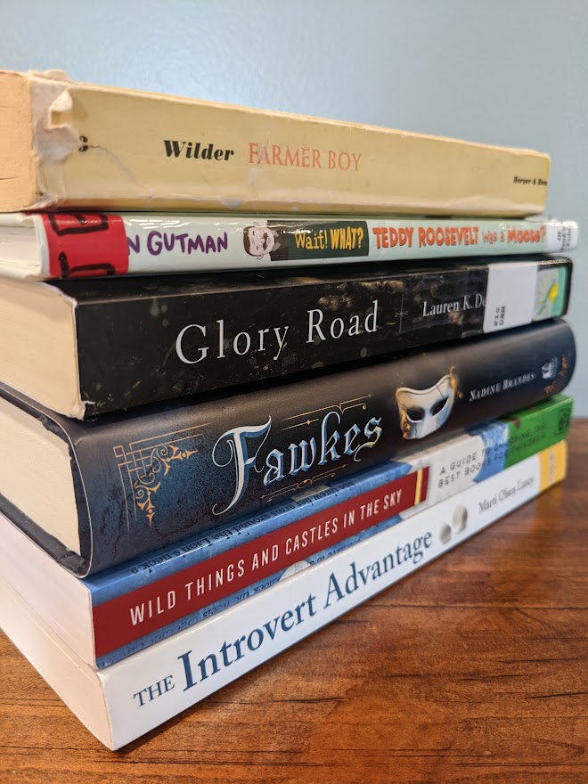 #summerbookstack #1 I'm coleading a #booktalk for Farmer Boy at LauraPalooza hosted by <a href="/LIWLegacy/">Laura Ingalls Wilder Legacy & Research Assoc.</a>. Time to reread! Also, I finished Glory Road this morning about 6 a.m. I am eager to read more from <a href="/LaurenKDenton/">Lauren K. Denton</a>. #LauraIngallsWilder @DanGutmanBooks <a href="/NadineBrandes/">Nadine Brandes</a> #LHOP