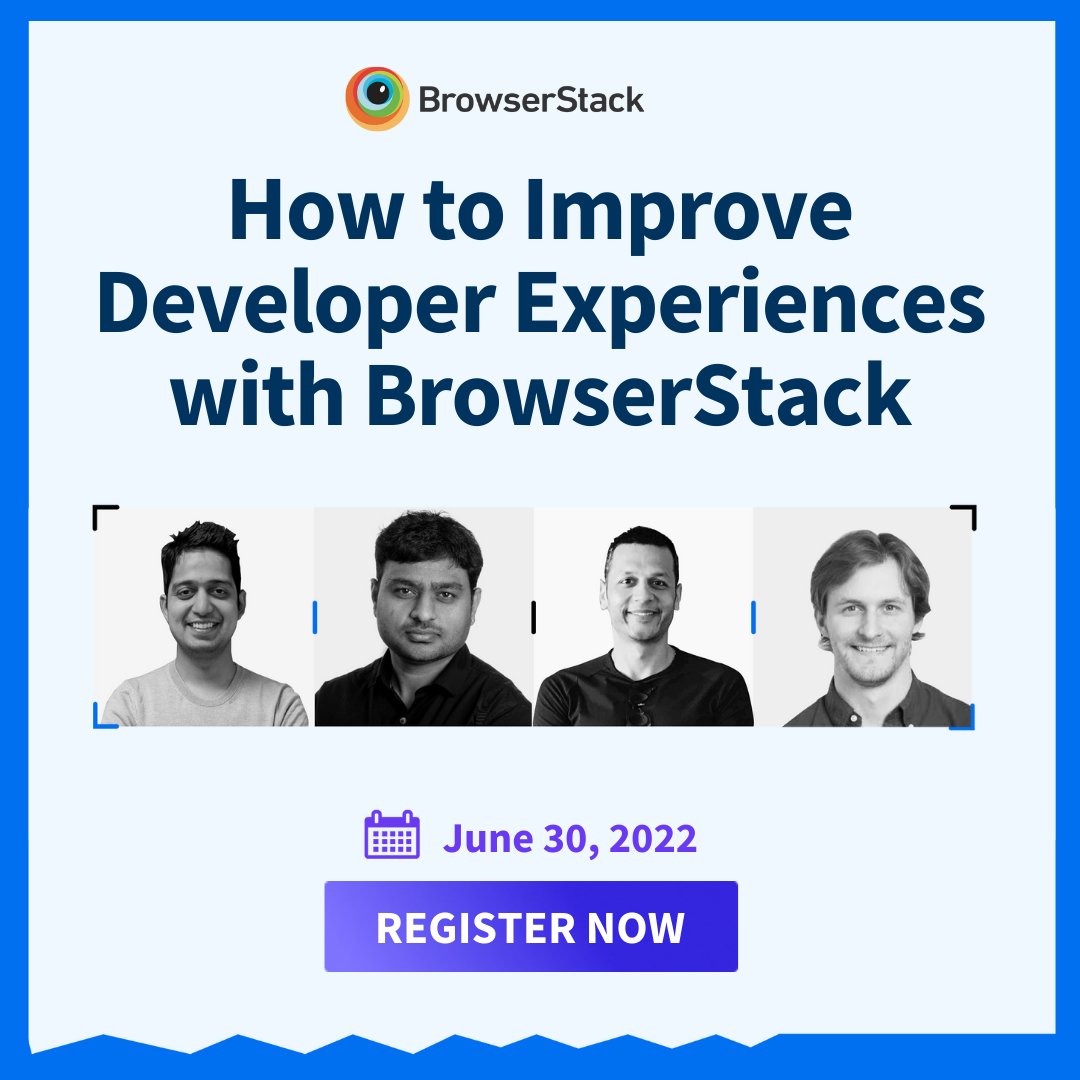 browserstack's tweet photo. How do testing processes affect developer experience? 🤔
Learn more 👉 https://t.co/njzdlbjsI0 👈
#SoftwareTestingReimagined #SoftwareDevelopment https://t.co/ydlte7co0s