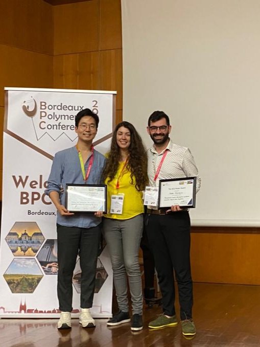 ETH Polymeric Materials (@anastasakilab) on Twitter photo Very proud to announce that two of our PhD students <a href="/kostaspark/">Kostas Parkatzidis</a> and <a href="/HyunSukWang1/">Hyun Suk Wang</a> were rewarded with the ACS poster and LCPO Young Committee oral presentation award respectively at the <a href="/BPC2022/">BPC</a> at <a href="/LCPO_Bordeaux/">LCPO</a>. <a href="/AthinaAnastasa1/">Athina Anastasaki</a> you look like a happy supervisor!😊 Very proud to announce that two of our PhD students <a href="/kostaspark/">Kostas Parkatzidis</a> and <a href="/HyunSukWang1/">Hyun Suk Wang</a> were rewarded with the ACS poster and LCPO Young Committee oral presentation award respectively at the <a href="/BPC2022/">BPC</a> at <a href="/LCPO_Bordeaux/">LCPO</a>. <a href="/AthinaAnastasa1/">Athina Anastasaki</a> you look like a happy supervisor!😊