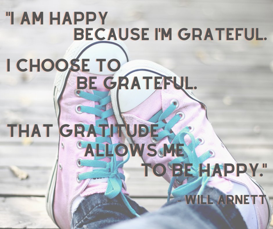 'I'm happy because I'm grateful. I choose to be grateful. That gratitude allows me to be happy.' - Will Arnett #happiness #happy #behappy #grateful #gratitude #howtobehappy #livelife #life #smile #productivity #attitude #waytobe #qotd