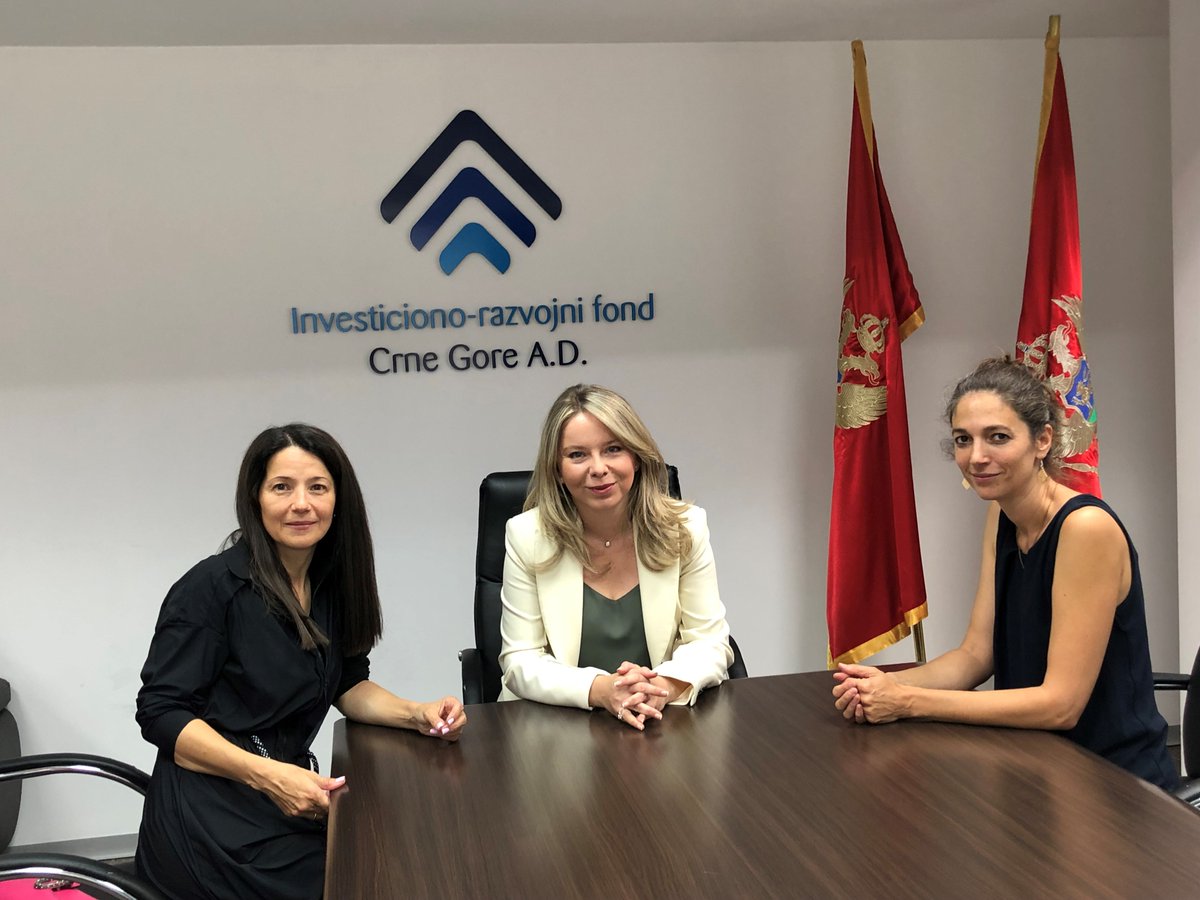 razvojna_banka's tweet photo. Sastanak sa #DanijelaJovićDimovski i #MarjolaineNadal o perspektivama snaženja saradnje u oblasti ženskog preduzetnišva. 🤝♀️ @IrenaRadovicMNE
#EFEP #FrancuskaEvropskaŠkolaPodgorica
#UCB
# womenpower https://t.co/drOY9LCk1L