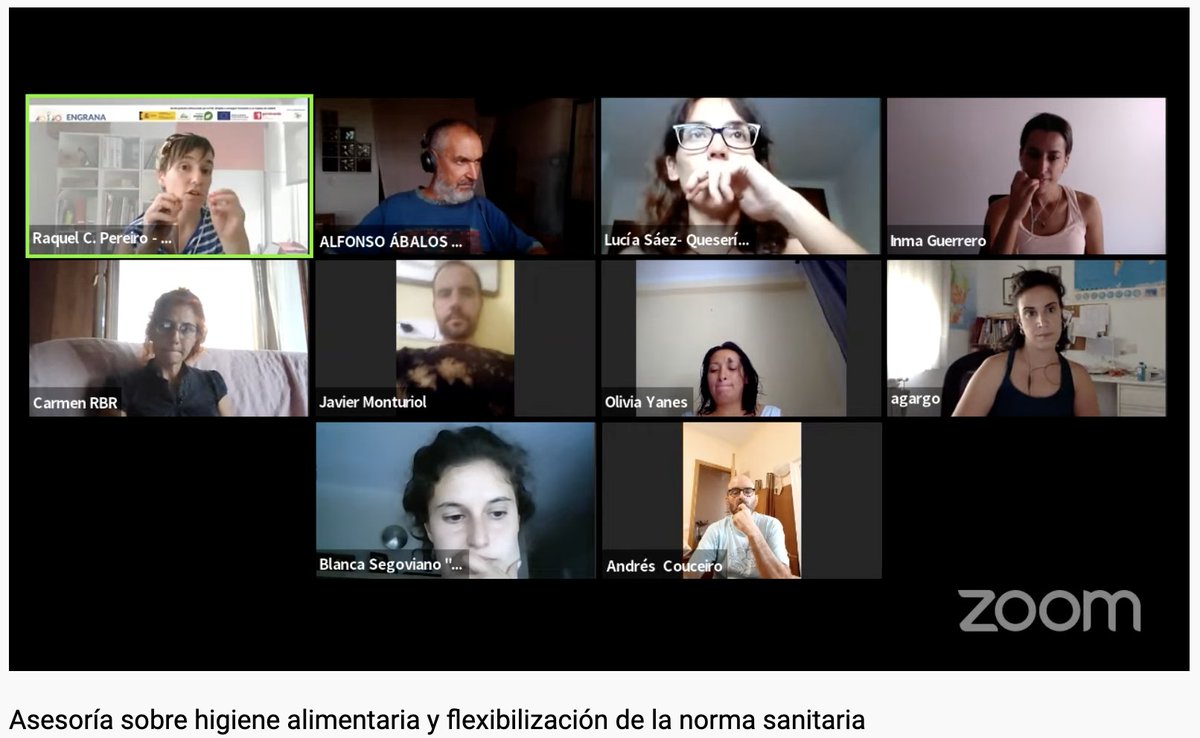 Ya estamos en directo en la Asesoría colectiva sobre higiene alimentaria y flexibilización de la norma sanitaria, de #ENGRANA. 

Puedes escucharla 👇 
youtube.com/watch?v=JylGtl…