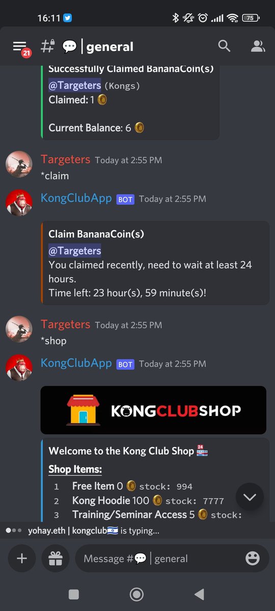 MrGreenity's tweet photo. Just a glimpse of our Banana Coin System that just went online at @KongClubNFT 📈🔥
U don't wanna miss your chance to earn BC early, various prices awaits you 🚀
Get your Kong now of @opensea to start collecting, the more the better when #Sandbox launches 👀

#nftart #ETH https://t.co/4up4H573y9