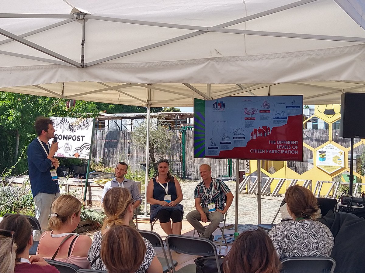 Final day of #UrbactFest in Paris and it's getting hot! Introduction of the new #URBACT  IV programme, info about how to become a partner and concrete examples on citizen participation for your local city from the <a href="/URBACT/">URBACT</a> APN <a href="/AcnActive/">Active Citizens network</a> Citizens 🌞🚀👍