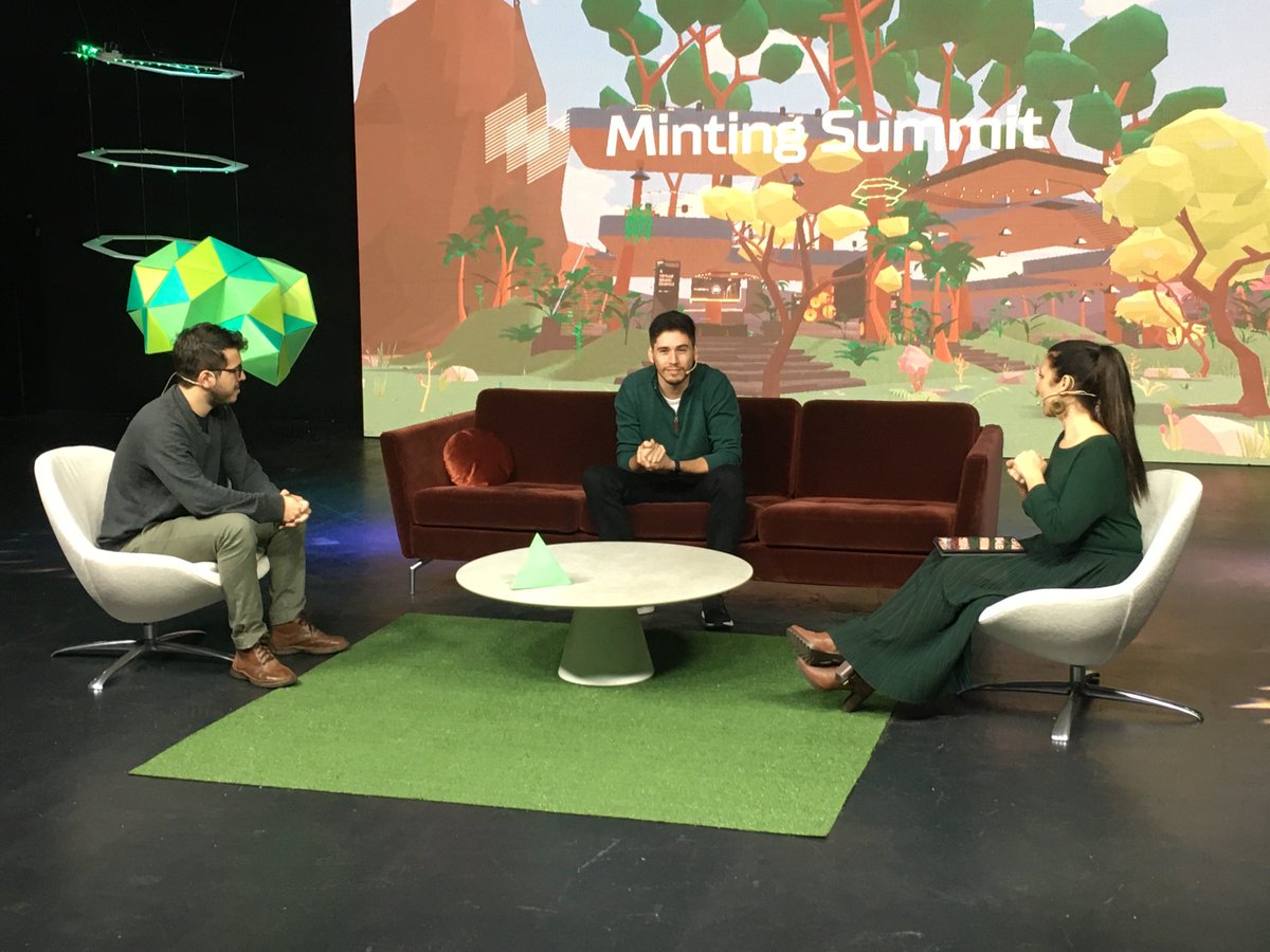 luiseirea's tweet photo. Ahora en vivo @richcichero en ⁦@MintingSummit⁩ hablando de arte digital y NFTs. Genial! https://t.co/mB1PFG6e2t