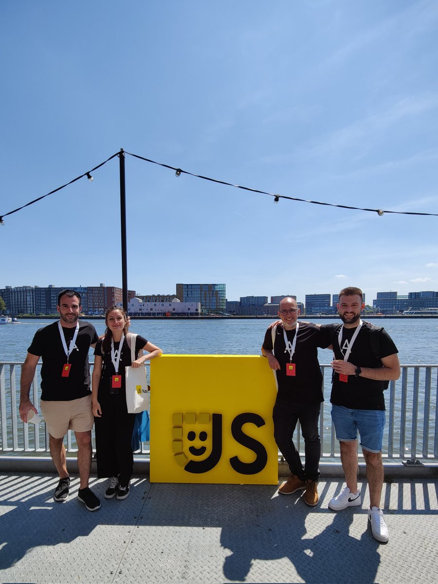 Great to be back in Amsterdam ☀️ at <a href="/thejsnation/">JSNation | The key JS conference</a> <a href="/AdevintaSpain/">AdevintaSpain</a> <a href="/AdevintaEng/">Adevinta Spain Eng.</a> #JSNation