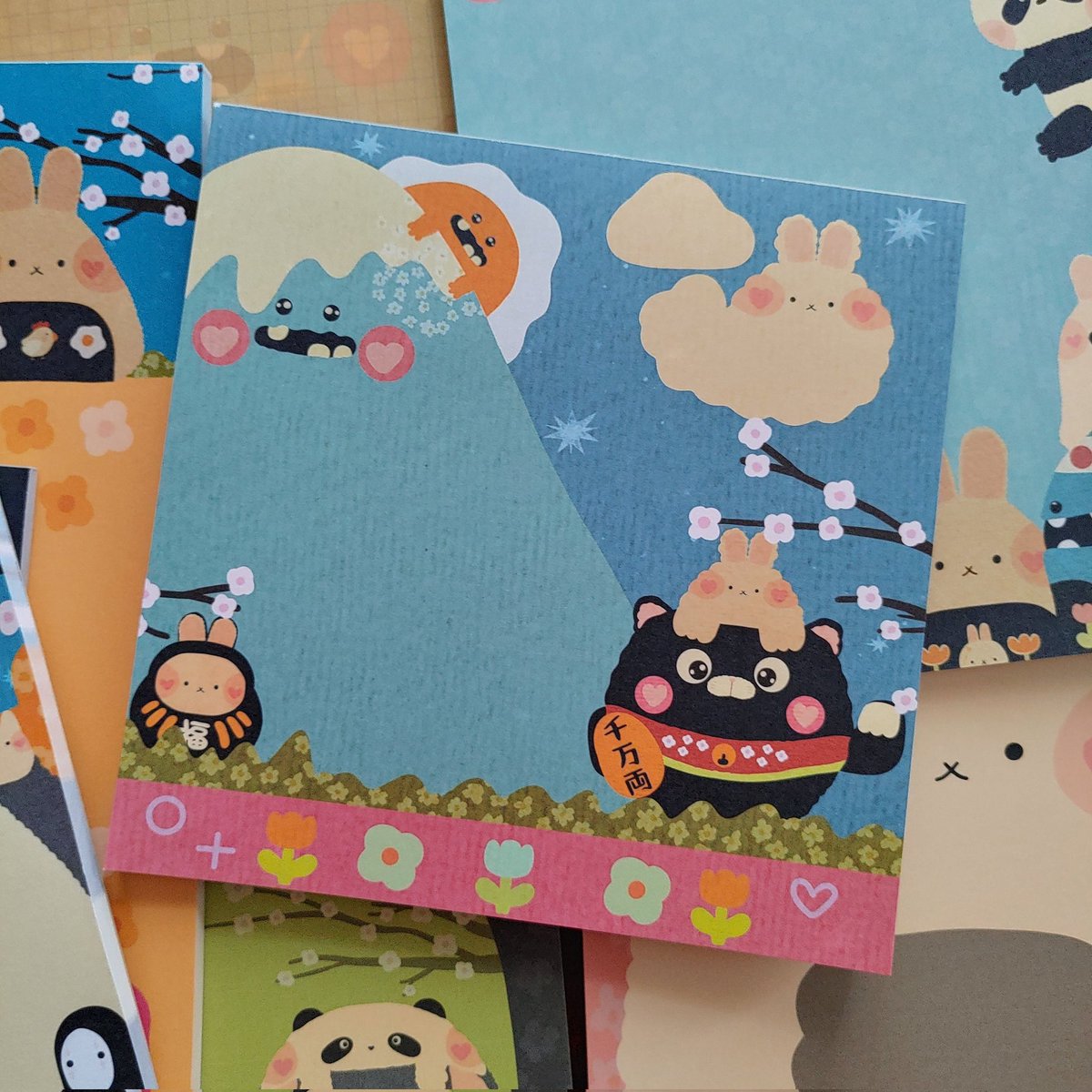 minatunimo's tweet photo. Excited to share the latest addition to my #etsy shop: Maneki Neko waving beckoning cat Notepad | 50 sheets | 148mm * 148 mm Note Block | Stationery | Memo | To Do List | Kawaii Notepad #cuteart #cutegiftideas #cutejapanesestat #cutekawaiiillust https://t.co/Ir5YMNec3Q https://t.co/66rpyiak0l