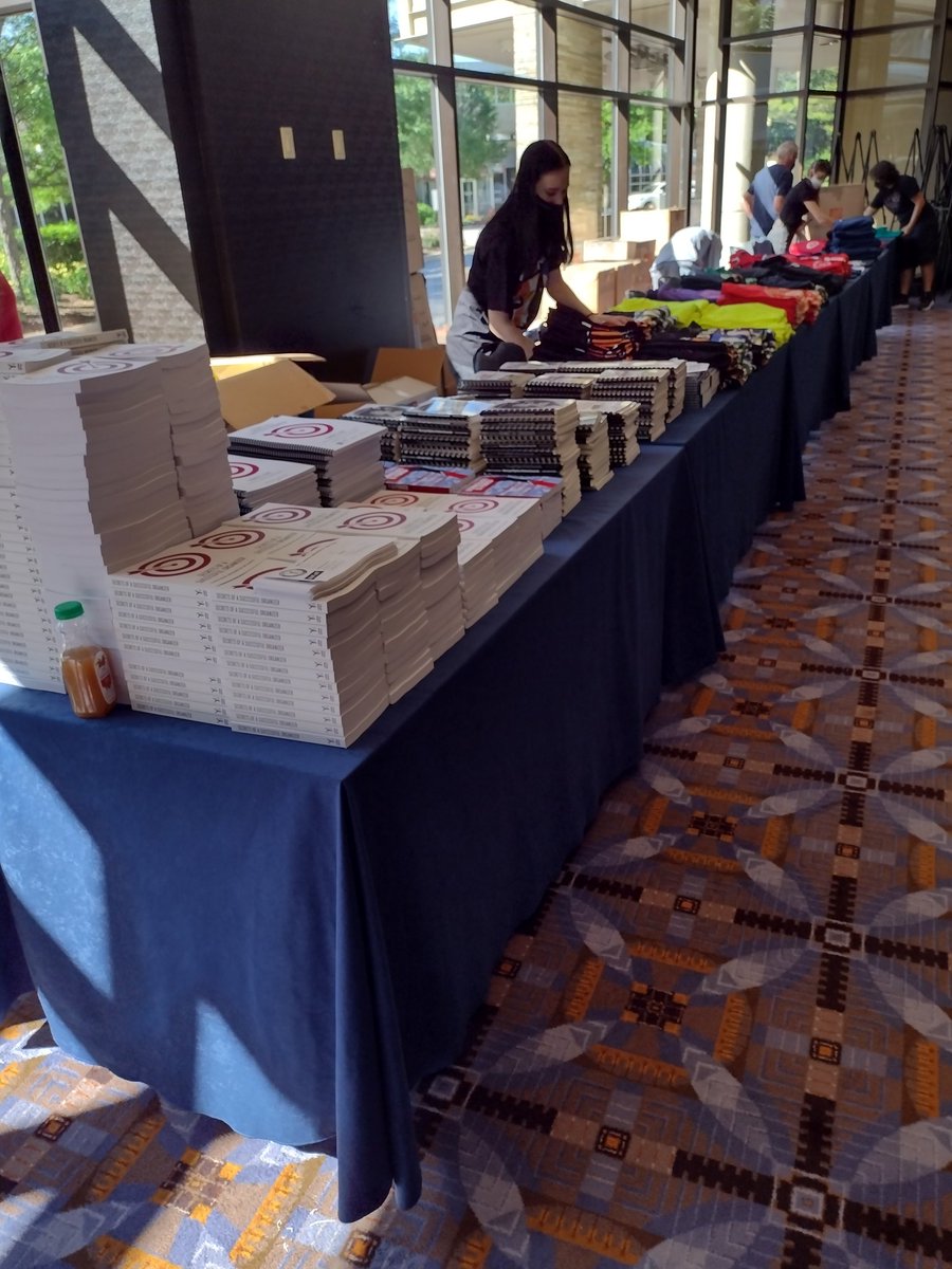 NateWendt's tweet photo. It's happening!
Getting the merch area ready to go for the @Labornotes conference
It's gonna be a busy, exciting weekend!
#LaborNotes2022 #LaborNotesConference https://t.co/InA7qUaDRl