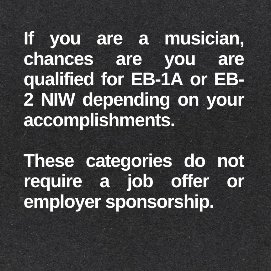 JingFengLaw's tweet photo. GREEN CARD PATH FOR MUSICIANS π΅πΆ
Learn more about this here: https://t.co/jiGGnHRgEa
#usavisas #usavisaprocess #usimmigration #usaimmigration #uscitizen #greencard #artist #usartistvisa https://t.co/sBJhN6JrxB