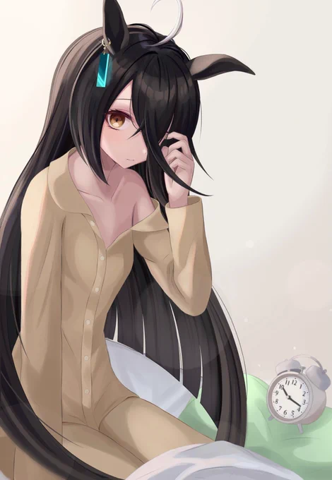 寝起き
#ウマ娘 
#マンハッタンカフェ 