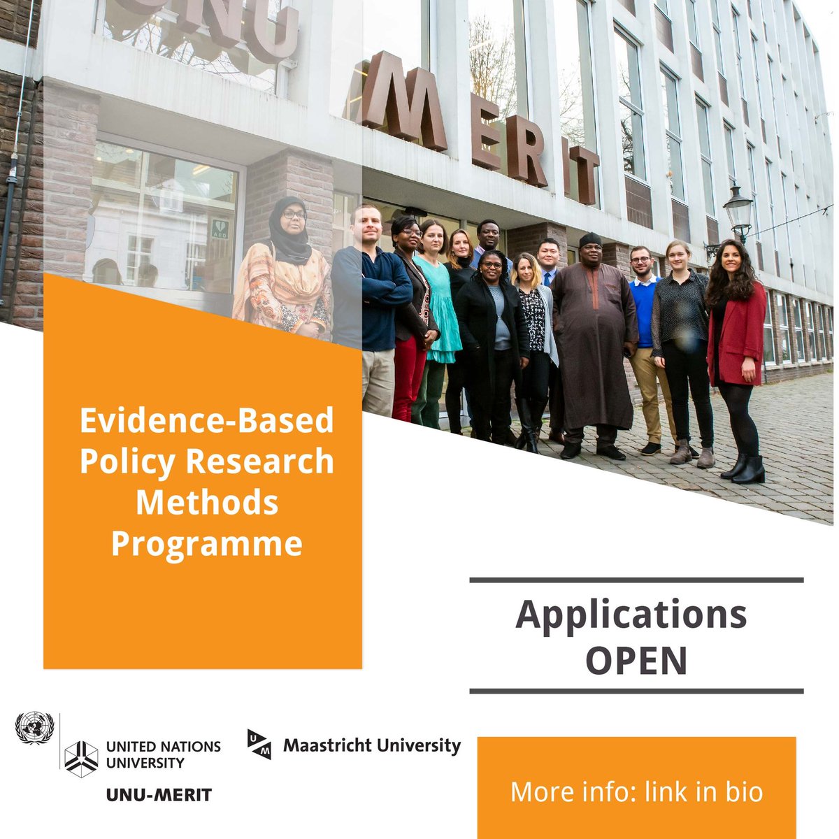 UNUMERIT's tweet photo. If you are looking for a short course to improve your #research skills while working on the side, UNU-MERIT offers a flexible learning programme on Evidence-Based Research Methods (#EPRM).

https://t.co/c3YafUXWYD https://t.co/AODc5siSaX