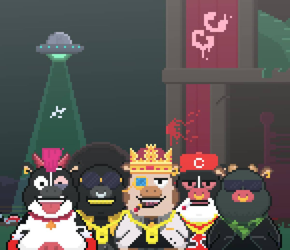 🚨 Early Mooo-vers Advantage! 🚨

Free Mint Spots:
Top 3 Raid Parties get 100 WL ea.
300 Individuals = WL at random.

✅ Follow
❤️ &amp; RT
💯 Tag Your Raid Party (or < 3 friends)
🔔 Turn On Notifs

#NFT #WLGiveaway #NFTs #NFTCommunity #NFTProjects #NFTdrop #nftcollector #freemintNFT