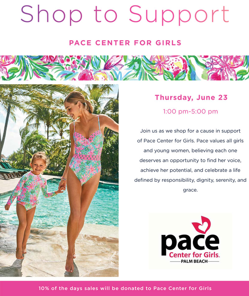 alpeshmpatel's tweet photo. Come SHOP @LillyPulitzer on Jun 23rd and support @PaceCenter (Palm Beach) - The Town Center Boca Raton, Worth Avenue &amp; The Gardens Mall.
Great Fashion supports Aspiring Girls! https://t.co/tWaOTc1xIV