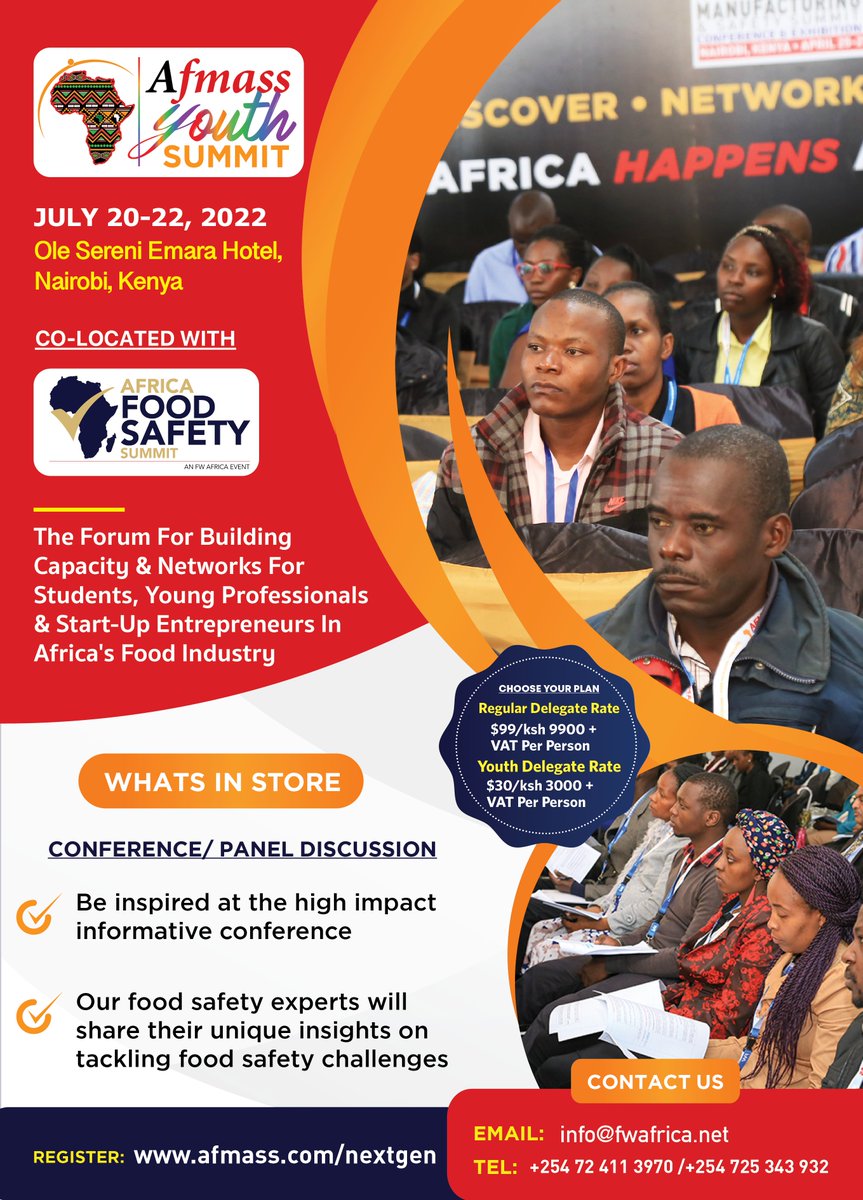 AfricaFoodSafe's tweet photo. To be young and successful requires more than just skills and knowledge. It requires motivation from key industry professionals.
#afmass #youthsummit #nextgeneration https://t.co/xgArQiNs1x