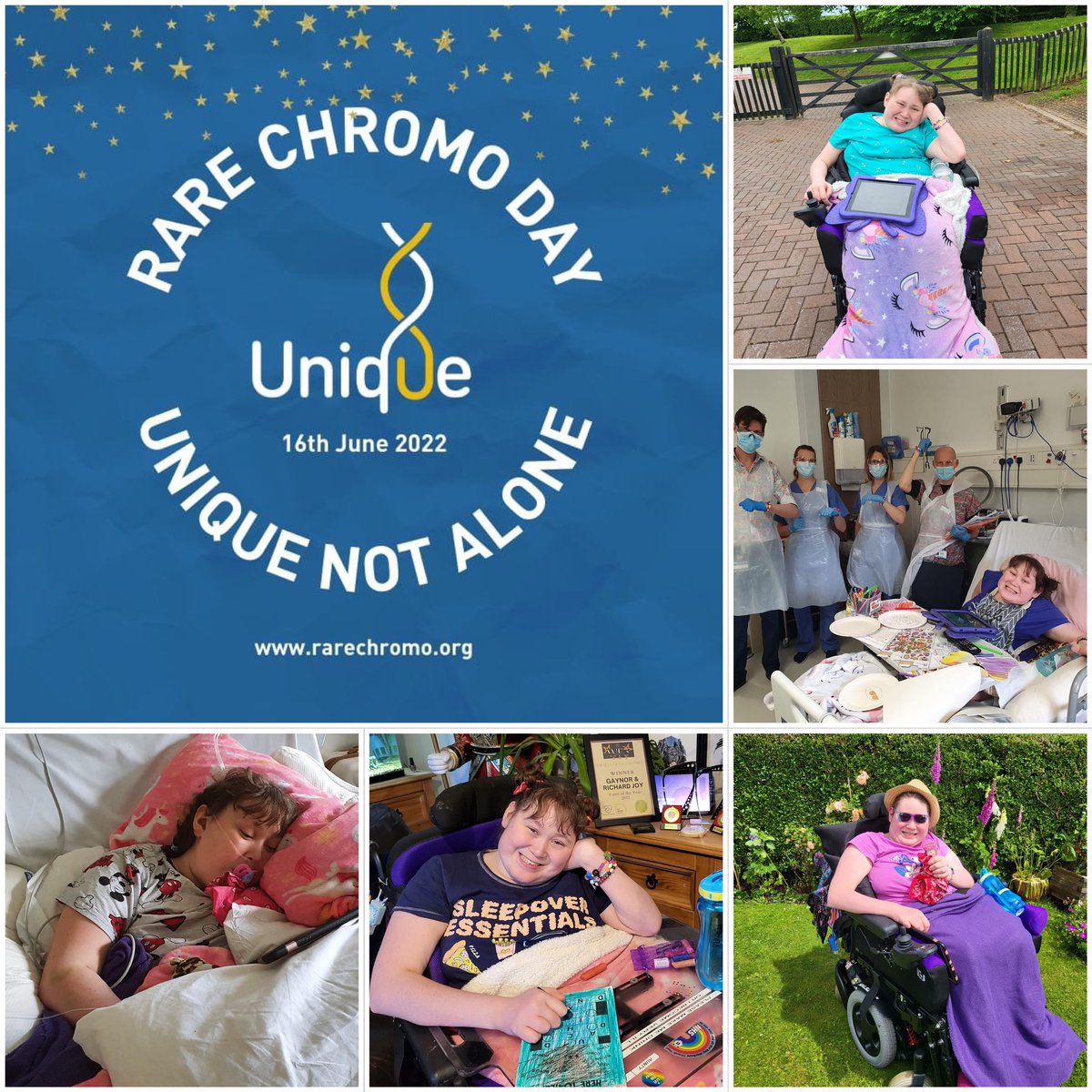 #RareChromoDay 
Only know 1 in the world with her chromosome disorder she is unique in every way.
No support groups,foundations or charities when there is only one.
But here is the recognised day for all the other only ones in the world figuring it out and fighting alone.🥰🥰🥰