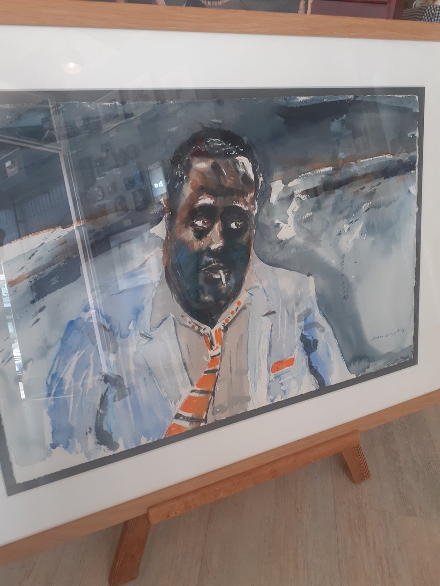 HPaddon's tweet photo. Knowing Alan Luff has been one of the great pleasures of having the gallery ... A lovely, modest man, Alan was self-taught as an artist, with a remarkable knowledge and love of jazz ... #lovejazz #contemporaryart #jazzmusic #jazzart #loveart https://t.co/SJ3MRv4Rox