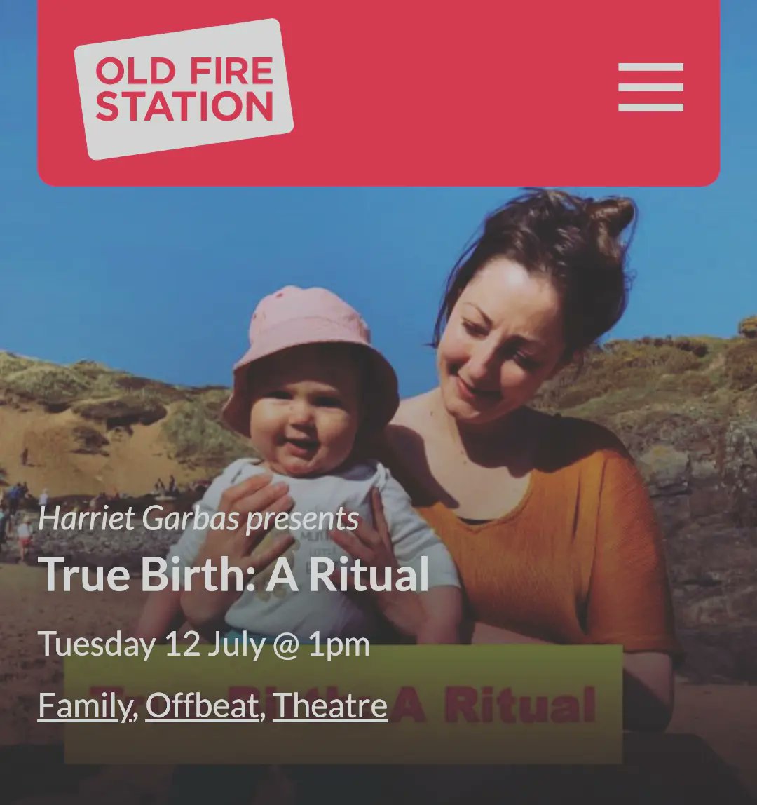 We would love for you to join us as we share our stories in this performance!You can bring your babies too so if your missing theatre it's the perfect date! It's on at the The Old Fire station in Oxford 12th July at 1pm. Book tix
oldfirestation.org.uk/whats-on/true-…