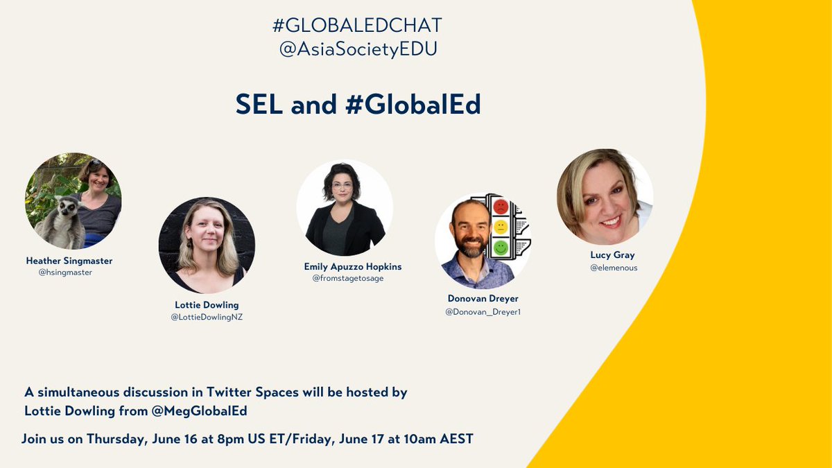 We have some fantastic experts joining us for #Globaledchat today - set a reminder so you don't miss out! 8pmET/5pmPT

@MrFaganHVPA  <a href="/RachelSManley/">Rachel Manley</a> @jeremydbond @msmagthinks