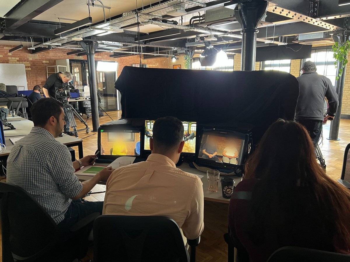 EnzymeComms's tweet image. Our office became a studio for the day! 🎥
Last week, we welcomed heart attack survivors into our office to film for a groundbreaking clinical trial aiming to help people suffering from heart attacks. 
We are excited to continue working on projects like this 🚀

#SciComms