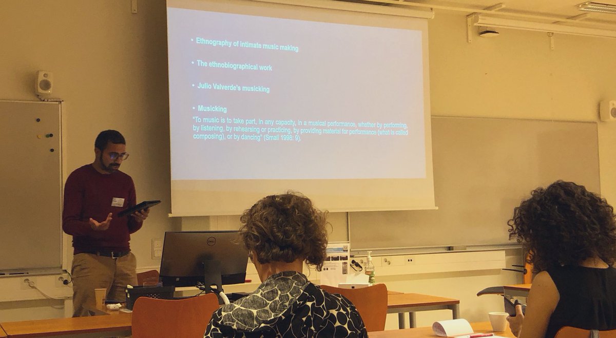 Really exciting final panel on life-writing and creativity, with Yuri Prado on ethnobiography &amp; ‘musicking’! <a href="/IABATurku2022/">IABA Turku 2022</a>