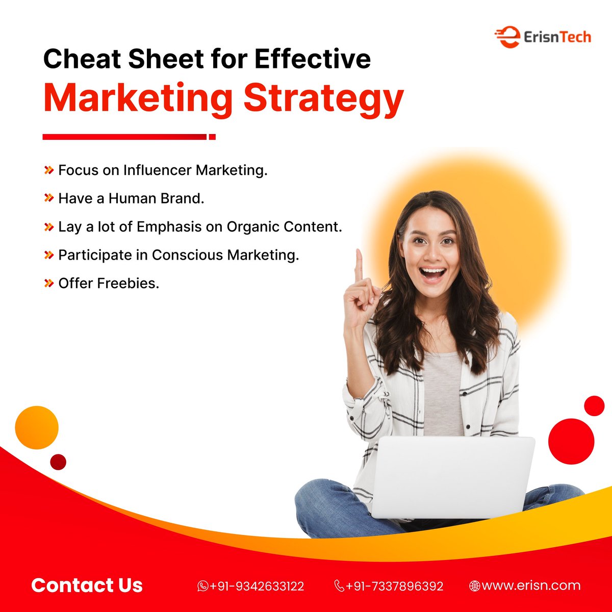 erisntechpvtltd's tweet photo. What is your effective marketing hack? Comment down below.

#marketing #marketingdigital #marketingtips #marketingstrategy #marketingonline #digitalmarketing #marketingideas #marketing101 #marketingplan #marketingexpert #marketingagency #marketingadvice #erisntech https://t.co/EMi2cKDeeD