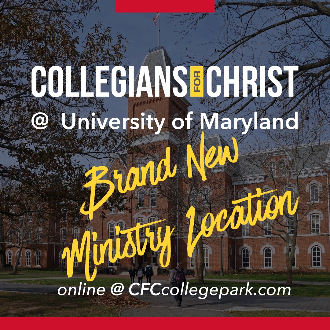 CollegiansforC's tweet photo. Excited about the recent approval of our newest CFC ministry at the Univ. of Maryland! Praying for @Zach_Campbell3 as he leads this ministry and for God to reach and impact students lives! More info at https://t.co/5R7xd1Ocws https://t.co/58GjPP2Cfg