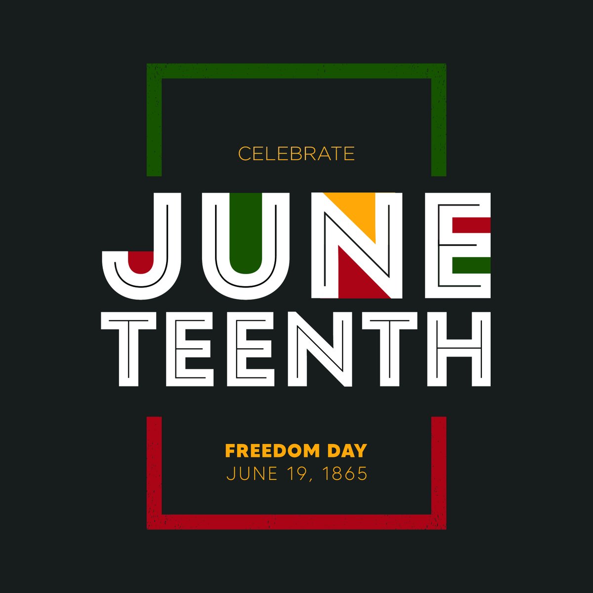 TCCNE's tweet photo. All campuses will be closed Monday, June 20, in observance of Juneteenth (June 19). Juneteenth commemorates a critical moment in U.S. history—when the last enslaved people learned that they were finally free. https://t.co/gFaLlxogtw