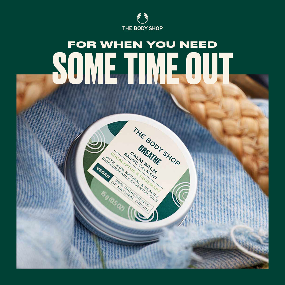 Inspired by nature, this freshly scented balm contains at least 99% ingredients of natural origin and is filled with 100% natural essential oils.

Use it to feel immediately relaxed whenever you need. 😌

link.tbsah.life/kzfYjX

#SleepRechargeRise #TheBodyShop