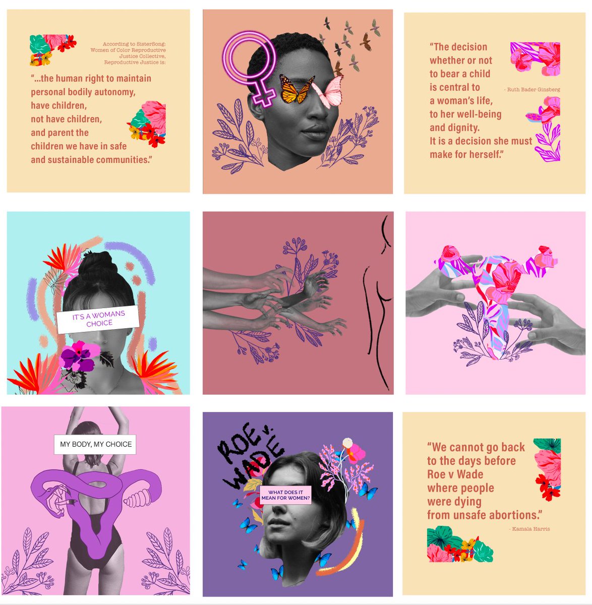 all0verthemaps's tweet photo. Bringing back women's reproductive rights to everyone's attention. 😤 A graphic design project inspired by the recently anticipated court decision on #RoeVWade #WomensRights #WomenSafety #graphicdesign #collageart https://t.co/1WtPfYQC5V