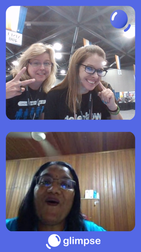 MsDanielsStormy's tweet photo. So great to invite educators into the #WakeletCommunityWeek with a Live Watch party from the Wakelet booth! If you are @AETC_Alabama #AETC22 swing by Booth 402and join @WendyHedeen and I to join the fun! 

@Wakelet #MIEExpert https://t.co/DP3G5bW4qP