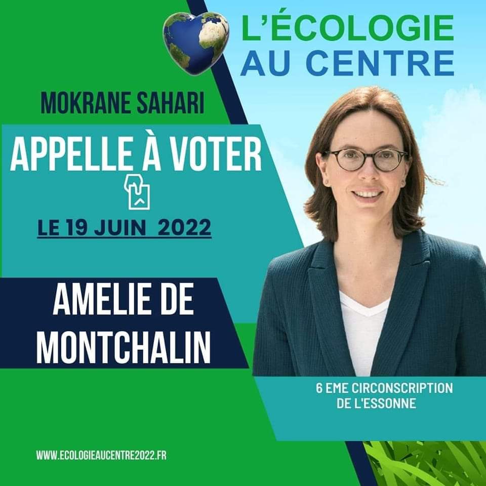 Honorée du soutien de l'Ecologie au Centre, de Rachid Mokran et de son candidat Mokrane Sahari sur notre circonscription ! 🌱