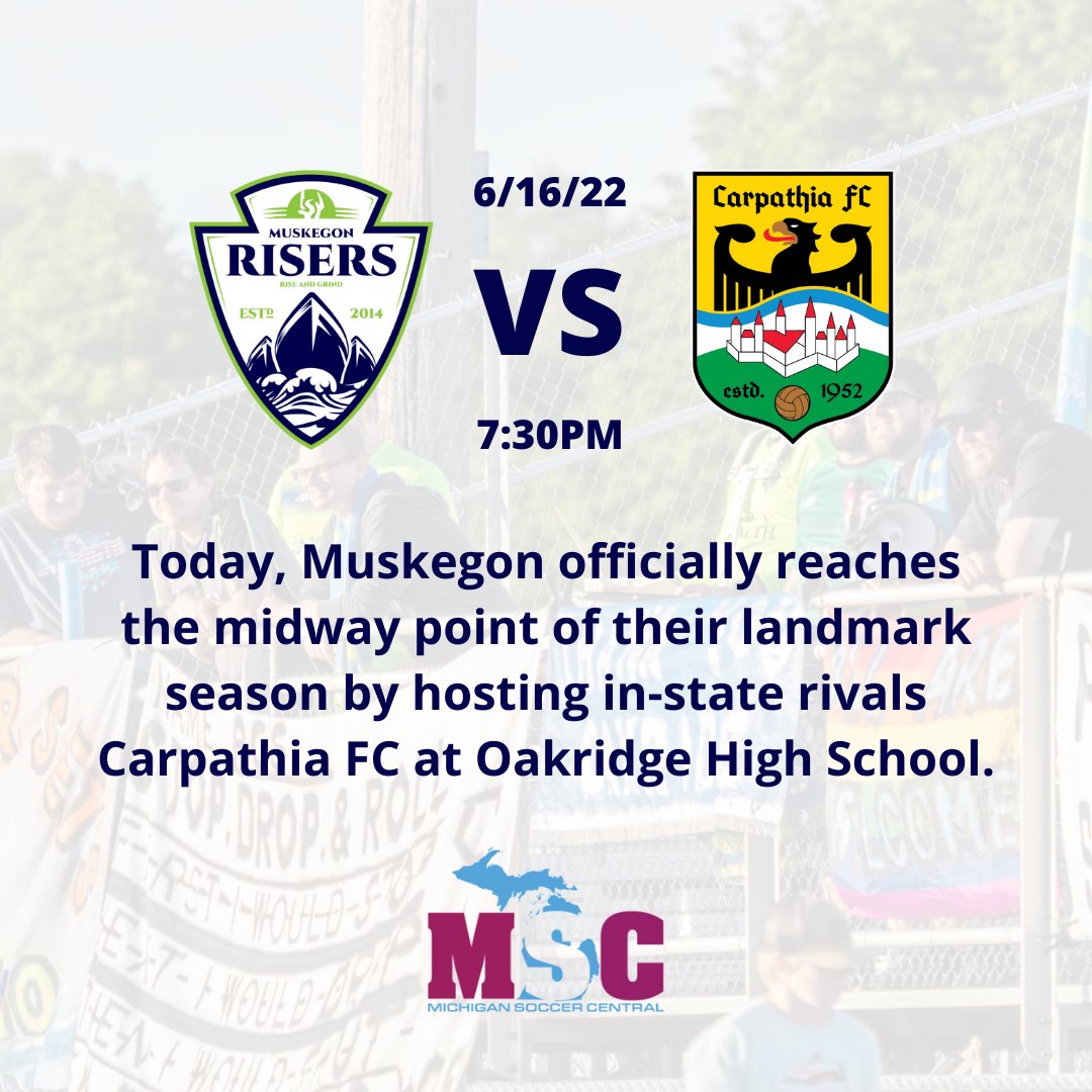 Tonight, Muskegon hosts <a href="/fccarpathia/">Carpathia FC</a> with their perfect 4-0-0 season on the line. Will they keep the wins coming or will their in-state rivals spoil the streak?