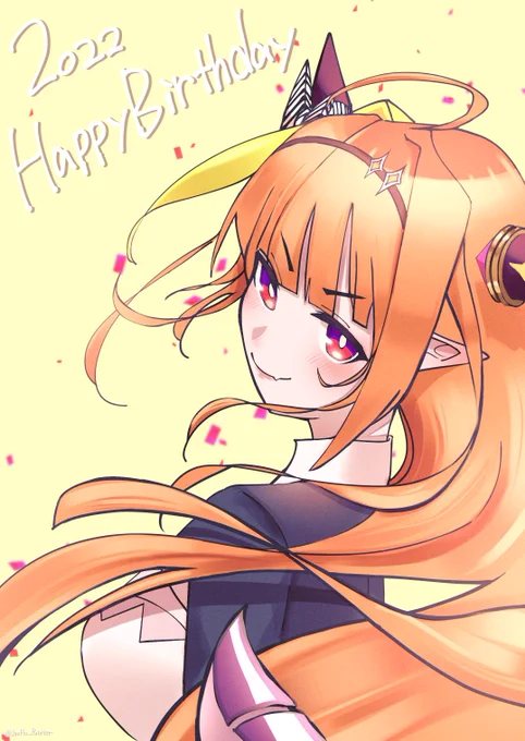 #みかじ絵 #桐生ココ爆誕祭 #桐生ココ生誕祭 #HappyBdayCoco #桐生会FOREVER 
お誕生日おめでとうございます!!桐生会は元気です!✨今年も良き日となりますように!🥳🎂 