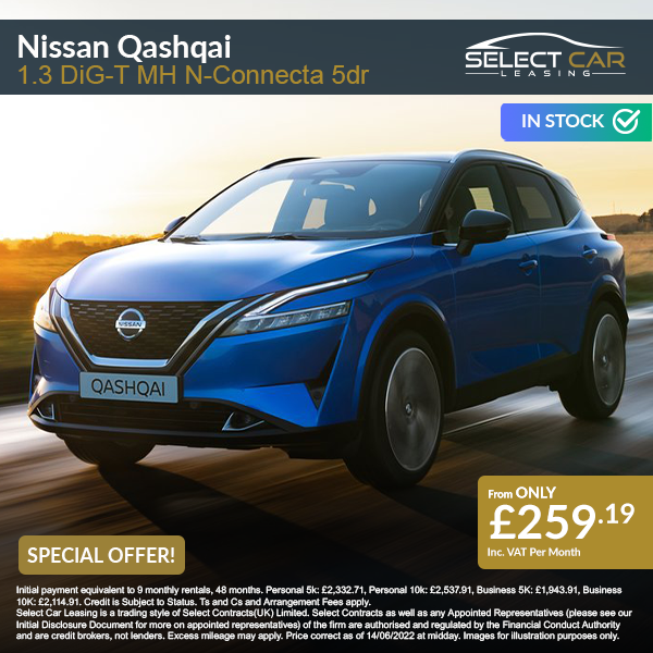 SelectGlasgow's tweet photo. With the perfect mix of practicality and market-leading innovation, what's not to love about the Nissan Qashqai? Take a look at our deals today, from £259.19 a month*

https://t.co/JBtrULWumX

#Nissan #NissanQashqai #Qashqai #CarLeasing #Leasing https://t.co/j7RX3zXKSv