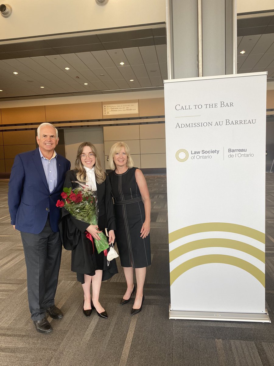 And just like that we have another lawyer in the family! Very proud of Marie on her call to the Bar today! @PRHMLaw <a href="/EmondHarnden/">Emond Harnden</a> #lawyered #CalltotheBar2022