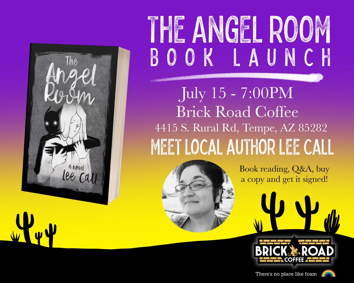 We have a location for my book launch party! <a href="/BrickRoadCoffee/">Brick Road Coffee</a> Be there July 15, 7pm 🌈😈