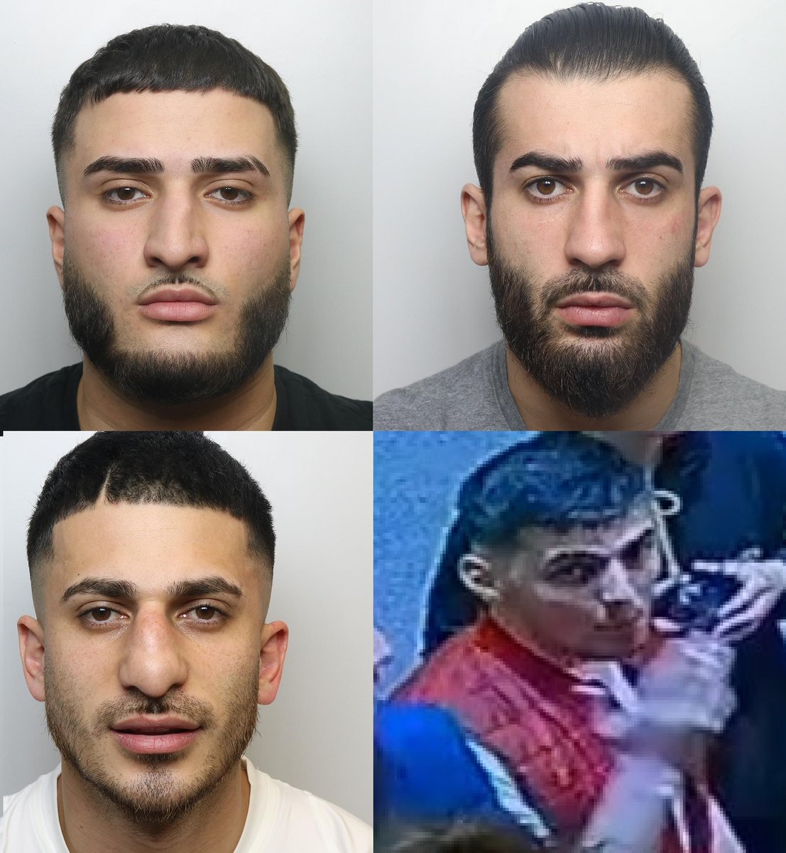 ASCommReporter's tweet image. Police have issued images of men who are wanted by officers in connection with a knife attack outside a strip club in Huddersfield last month. Read more here: bit.ly/3QBDdt0